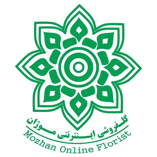 لوگوی گل فروشی اینترنتی موژان